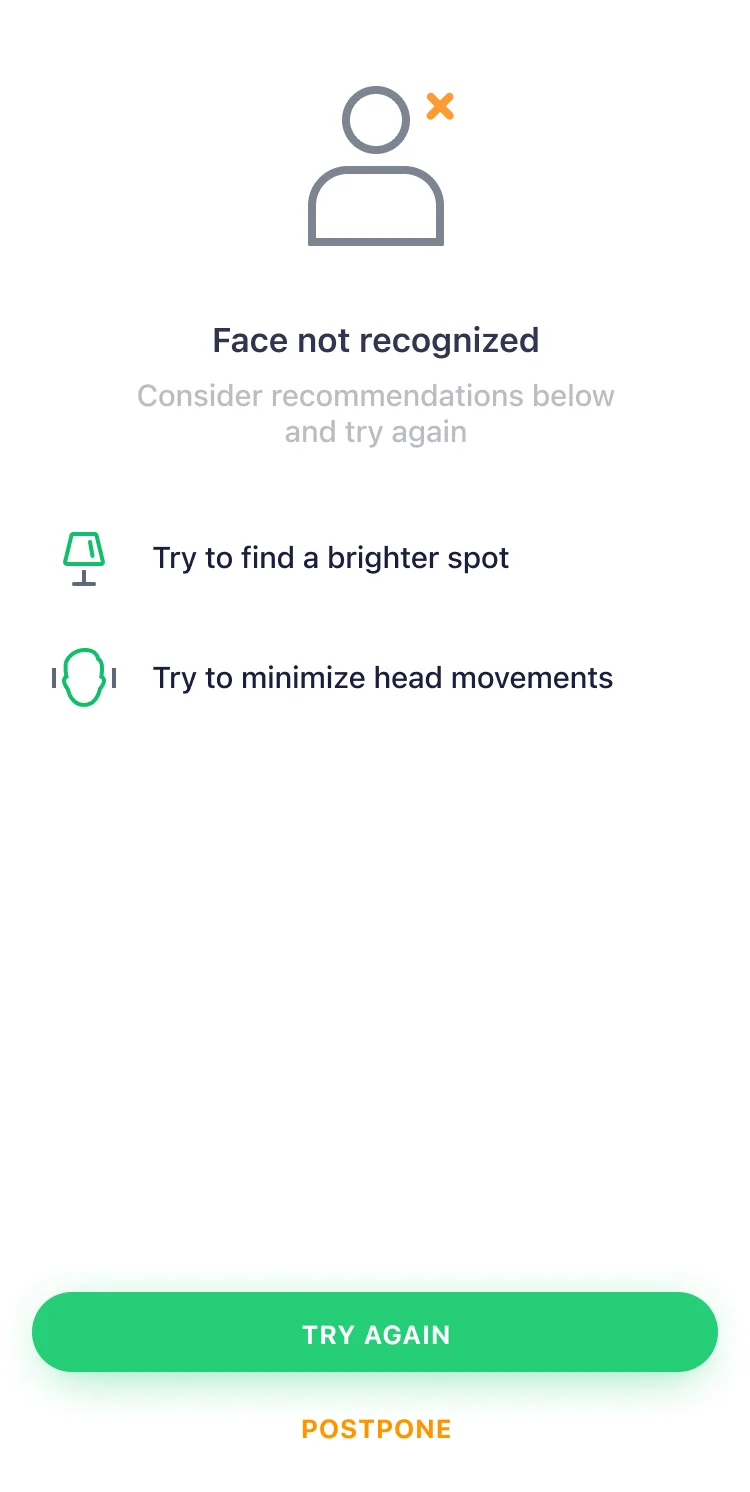 Help screen